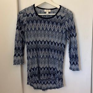 Dress Barn Multi-Pattern Top
